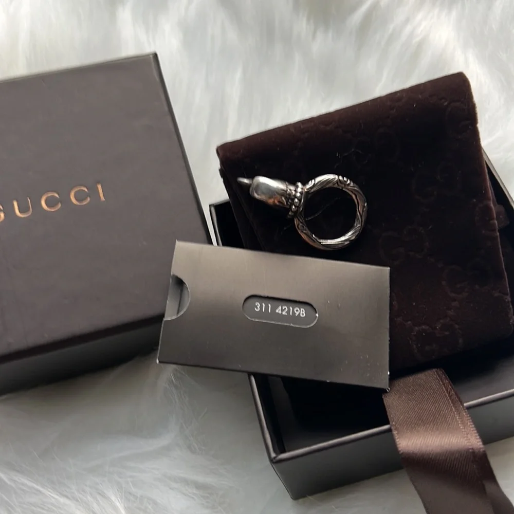 Gucci Ring Anger Forest Eagle Head silver 925‎